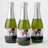 Fotobadge | De datum opslaan | ETIKET MINI-FLES (Flessen)