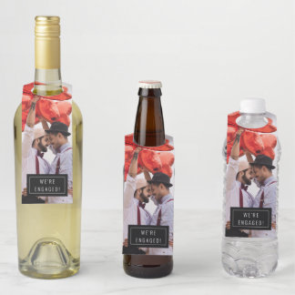Fotobadge | VERLOVING | Bottle Hanger Label