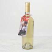 Fotobadge | VERLOVING | Bottle Hanger Label (Schuin)