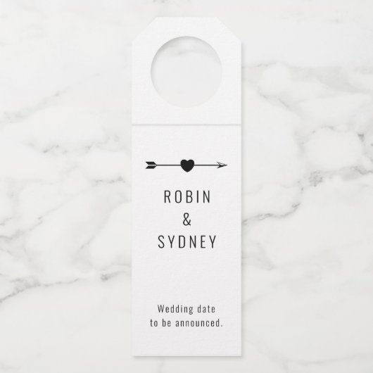 Fotobadge | VERLOVING | Bottle Hanger Label (Achterkant)