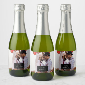 Fotobadge | VERLOVING | Mini-laboratorium voor mou Sparkling Wijnetiket