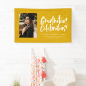 Fotobanner gele van Graduparty Spandoek (Insitu)