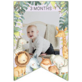 Fotobanner voor oerwouden voor 1 verjaardag vlaggetjes (Tweede vlag)