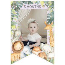 Fotobanner voor oerwouden voor 1 verjaardag