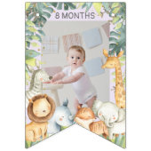 Fotobanner voor oerwouden voor 1 verjaardag vlaggetjes (Derde vlag)