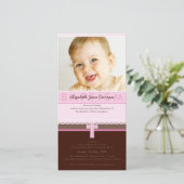 FOTOBAPTISCHE INVITATIES : zuiver 2 (Staand voorkant)