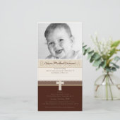 FOTOBAPTISCHE INVITATIES : zuiver 7 (Staand voorkant)