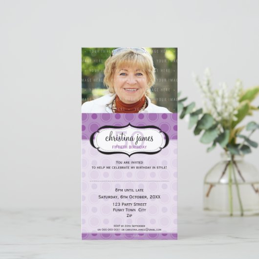 FOTOBEDANKKAARTEN VERJAARDAG :: heerlijk 4 (Staand voorkant)