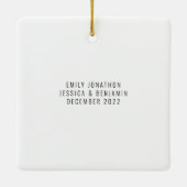 Fotobedekking 1-kerst Nieuw-Zeelands jaar Keramisch Ornament (Achterkant)