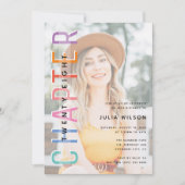 Fotobedekking HOOFDSTUK (elke leeftijd) Birthday P Kaart (Voorkant)