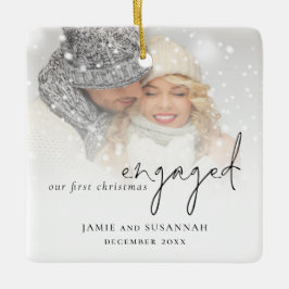 Fotobedekking Manuscript Names 1st Geëngageerd Ker Keramisch Ornament