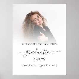 Fotobedekking Welkom bij Graduation Party Poster