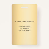 Fotobedrijf met wit profiel badge (Achterkant)