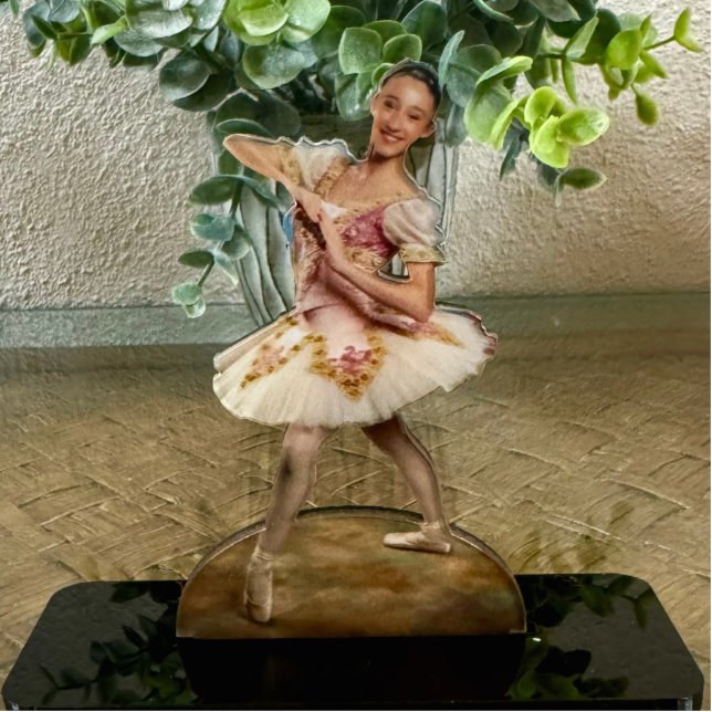 Fotobeelden van beelden maken van foto's een beeld staand fotobeeldje  (Voorkant)