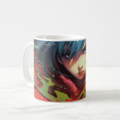 Fotobehang 2 anime 2 koffiemok (Voorkant links)