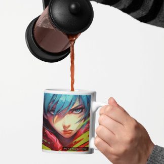Fotobehang 2 anime 2 koffiemok