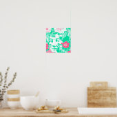 Fotobehang Kunst in Dubuque Poster (Keuken)