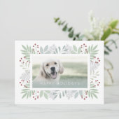 Fotobehang Lijst Feestdagenkaart (Staand voorkant)