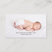 Fotobenoemingskaart voor kinderartsen afsprakenkaartje (Achterkant)