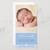 FOTOBERICHT BABY AANKONDIGING :: leuke type 5 (Voorkant / Achterkant)