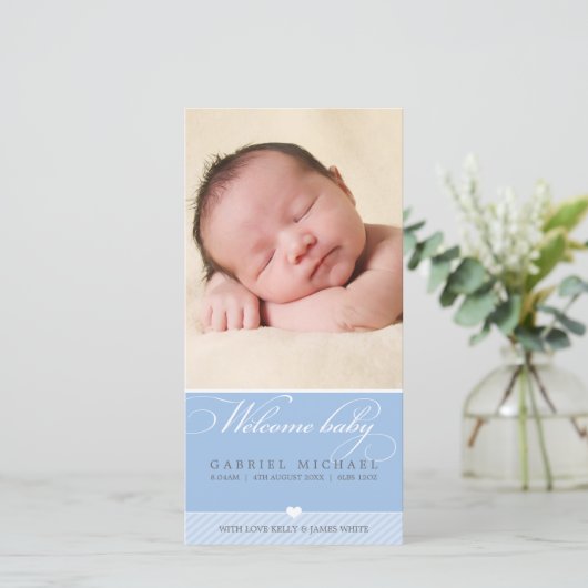 FOTOBERICHT BABY AANKONDIGING :: leuke type 5 (Staand voorkant)