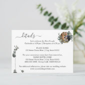 Fotobestand Eucalyptus Bruiloft Details Enclosure  Informatiekaartje (Staand voorkant)