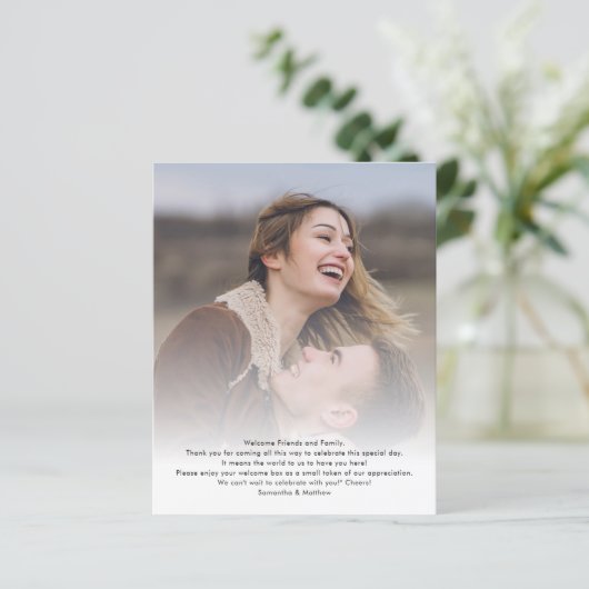 Fotobestemming bruiloft reisroute Kaart (Staand voorkant)