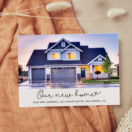 Fotobewegende mededeling briefkaart