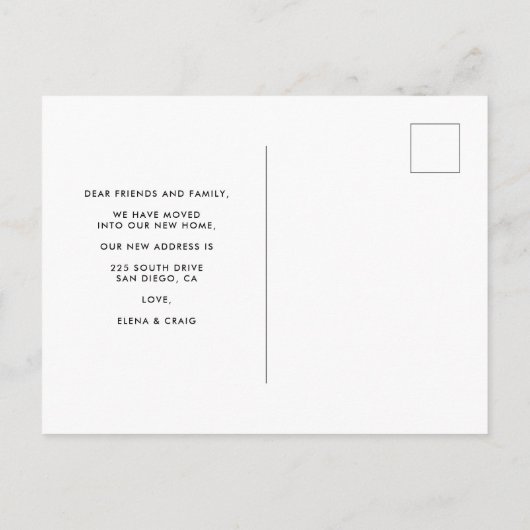 Fotobewegende mededeling briefkaart (Achterkant)