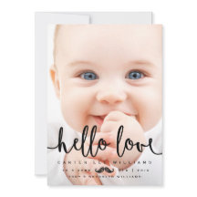 FOTOBIRTH-AANKONDIGING | Baby Boy Modern Script