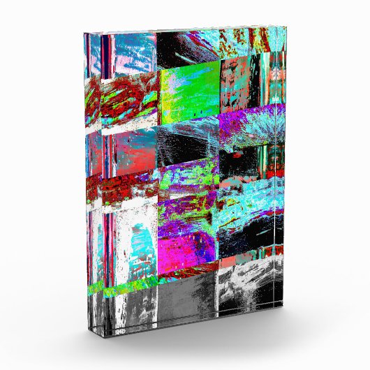 Fotoblok – Abstract raster (Links)