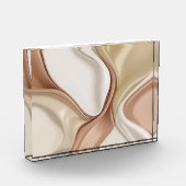 Fotoblok (horizontaal) in stijlvolle abstracte gra (Links)