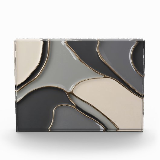 Fotoblok in stijlvolle abstracte afbeelding (Voorkant)