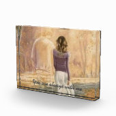 Fotoblok "Je bent altijd bij mij" - personaliseer (Rechts)