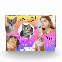 Fotoblok - Katten Moeder woont hier