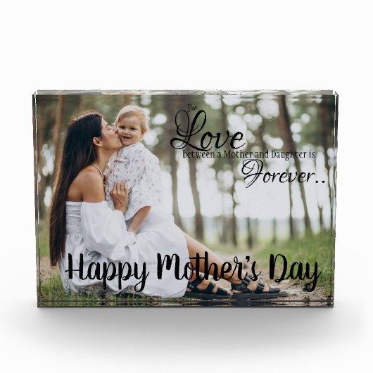 Fotoblok moeder en dochter (Voorkant)