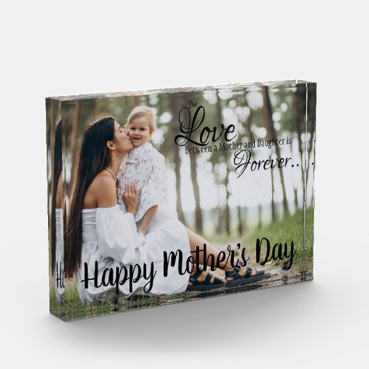 Fotoblok moeder en dochter (Links)