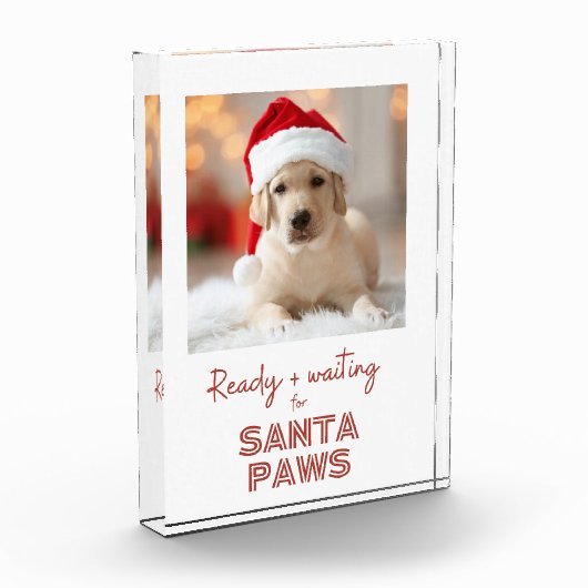 Fotoblok, Santa Paws hondenliefhebber kerstcadeau Fotoblokken (Links)
