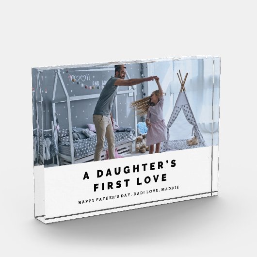 Fotoblok van eerste liefde van een dochter (Links)