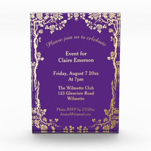 Fotoblok voor het aanroepteken (Voorkant)