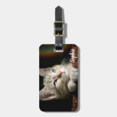 Fotoblok voor huisdieren bagagelabel (Voorkant verticaal)