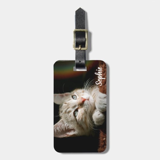 Fotoblok voor huisdieren bagagelabel (Voorkant verticaal)