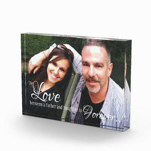 Fotoblok voor vader en dochter (Rechts)