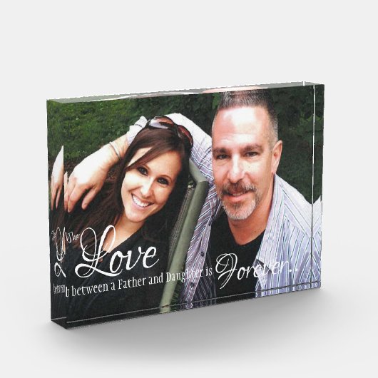 Fotoblok voor vader en dochter (Links)