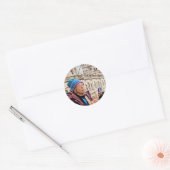 fotobom ronde sticker (Envelop)
