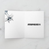 fotobombkitty-wenskaart kaart (Binnen)