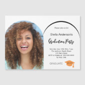 Fotoboog afstuderen 2025 magnetische uitnodiging (Voorkant)