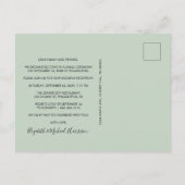 Fotoboog Huwelijksreceptie 'Gelukkig tot het Einde Aankondigingskaart (Achterkant)