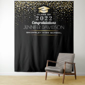 Fotobooth-achtergrond voor diploma-uitreiking fees wandkleed (In situ)