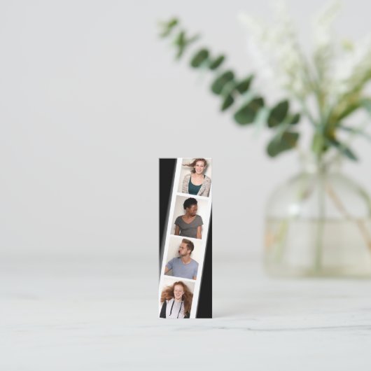 📷 Fotobooth Fotograaf Mini Visitekaartje (Staand voorkant)